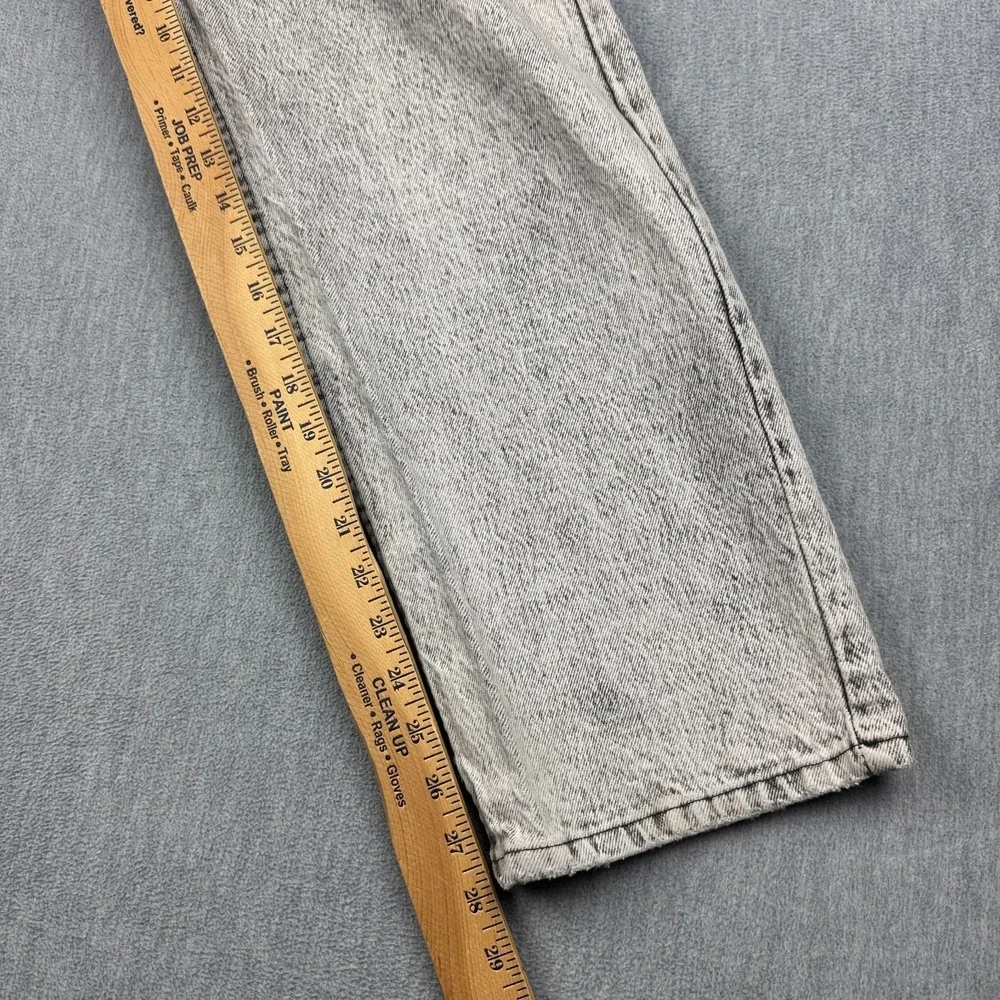 Vintage Levis 540 Jeans Mens 34x29 Fit 32x28 Gray Relaxed Acid Wash USA Made 80s